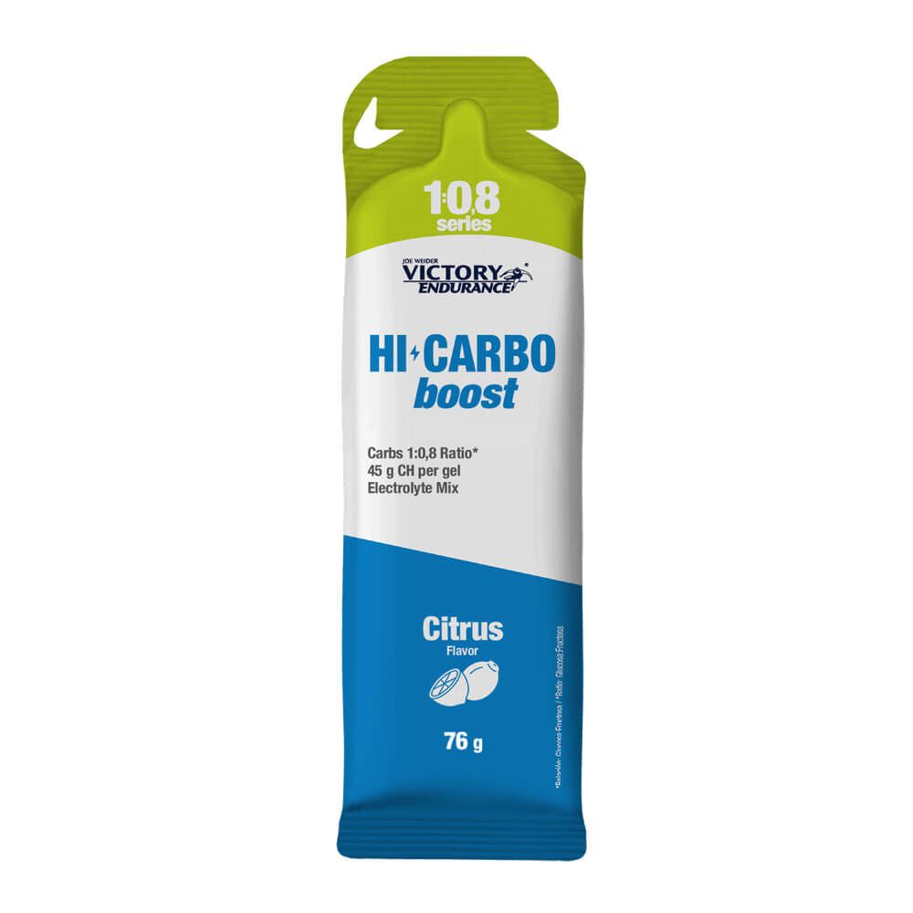Gel Hi Carbo Boost Gel en 76g del fabricante Victory Endurance suplemento de energéticos
