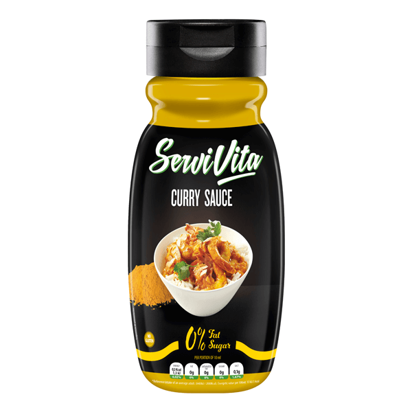 Curry sauce em 320ml por Servivita da seção molhos salgados sem calorias