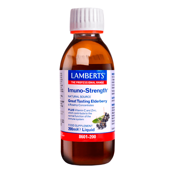 Imuno-strength apresentação de 200ml do fabricante Lamberts na seção de sistema imunológico