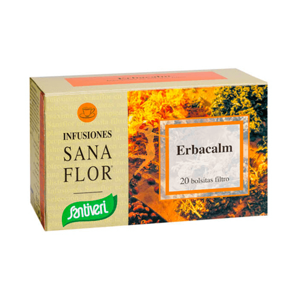 Infusión Erbacalm presentación de 20 bolsitas de Santiveri en la categoría infusiones y tisanas