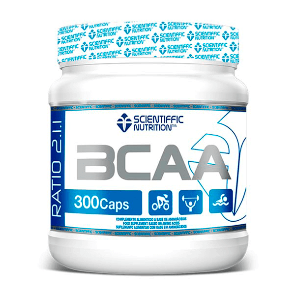 BCAA 2:1:1 1000mg de 300 cápsulas hecho por Scientiffic Nutrition en la sección de bcaa ramificados