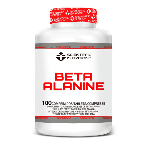 Beta Alanina 1000mg presentación de 100 tabletas de la categoría beta-alanina de la marca Scientiffic Nutrition