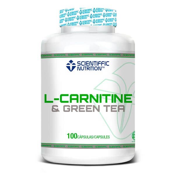 L-Carnitina y Té Verde presentación de 100 cápsulas hecho por Scientiffic Nutrition