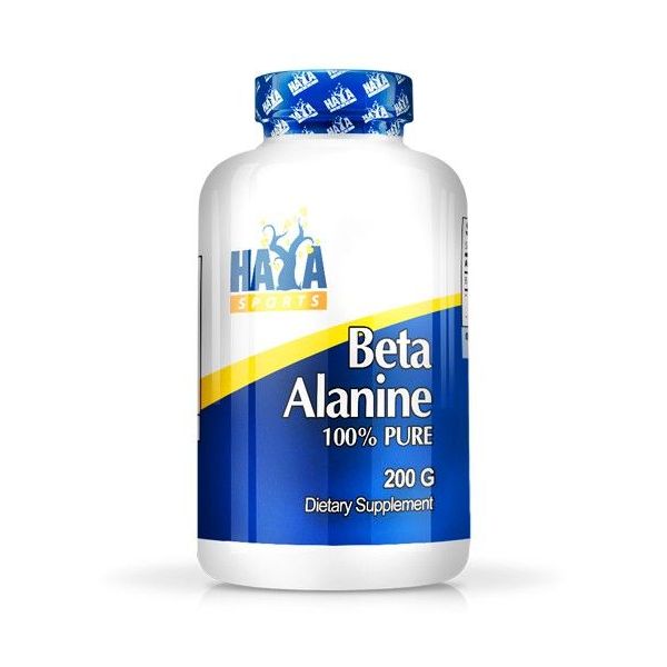 Beta Alanina 100% Pura envase de 200g de la marca Haya Labs (Aminoácidos)