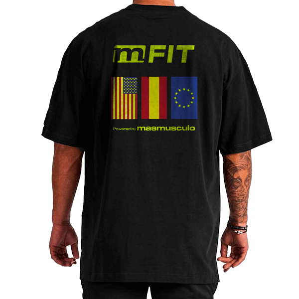 Camiseta Oversize de MASmusculo Fit Line