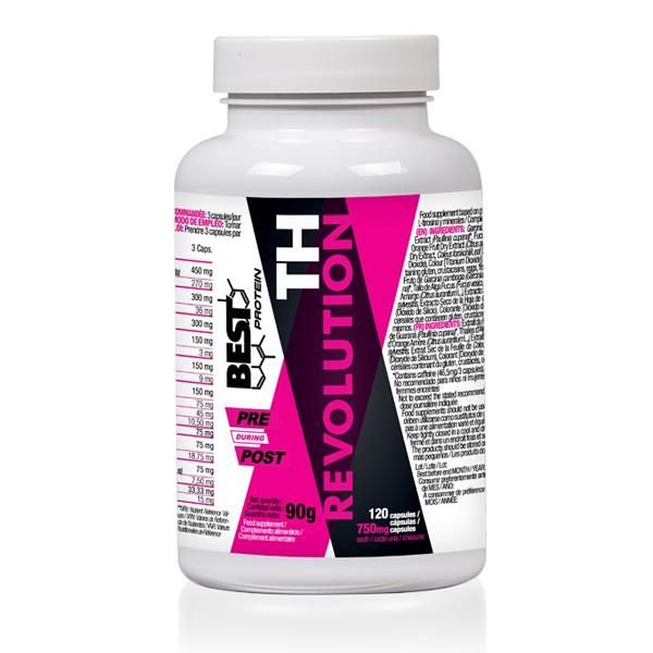 Th revolution de 120 cápsulas de Best Protein (Termogénicos)