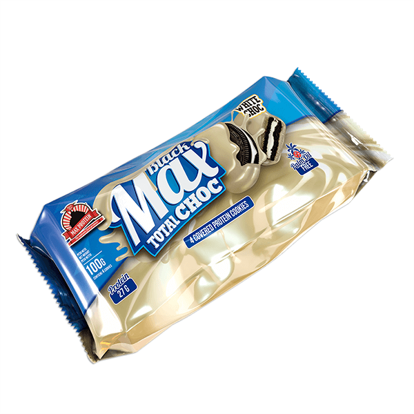 Black Max TotalChoc envase de 100g de Max Protein (Galletas Proteicas Bajas en Calorias)