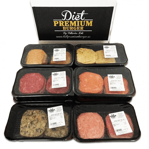 Pack 4 Bandejas de 5 Hamburguesas 100% frescas