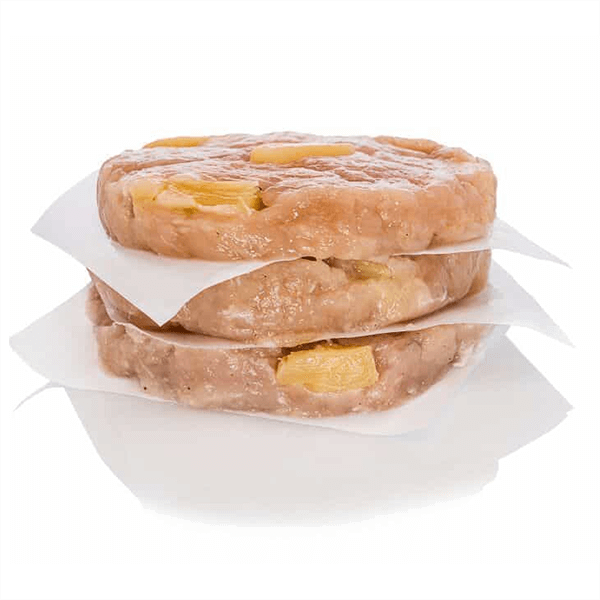 Bandeija de 5 Hamburguers de Peito de Frango Fresco