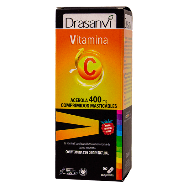Vitamina C 400mg de acerola de Drasanvi