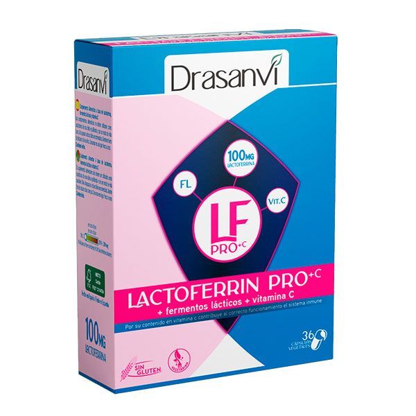 Lactoferrin Pro+C de 36 cápsulas del fabricante Drasanvi (Sistema Inmunológico)