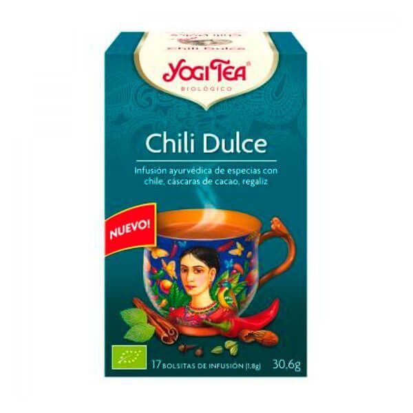 Té Chile Dulce de 17 bolsitas de la marca Yogi Organic (Infusiones y tisanas)