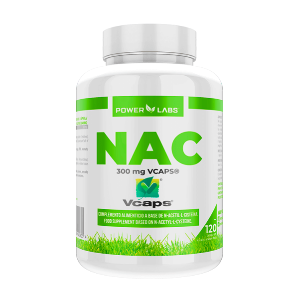 NAC 300mg de 120 cápsulas vegetales del fabricante Power Labs (Otros Aminoácidos)