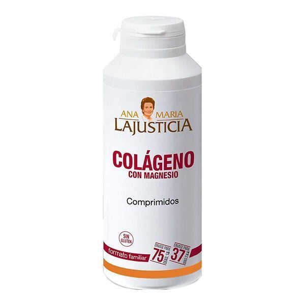 Colágeno con Magnesio envase de 450 comprimidos de la marca Ana Maria Lajusticia 