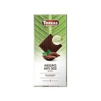 Chocolate Negro 60% Cacao con Stevia envase de 100g de la marca Torras - Tabletas de Chocolate