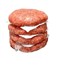 Ver Bandeja de 4 Hamburguesas de Buey - 600g Bandeja de 4 Hamburguesas de Buey - 600g