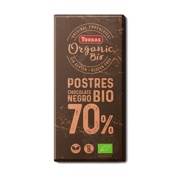 Cobertura Fondant 70% Cacao Bio presentación de 200g del fabricante Torras en la categoría Tabletas de Chocolate