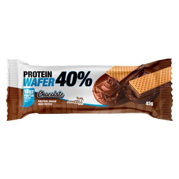 Barrita Protein Wafer 40% bote de 45g en la sección de Barritas de Carbohidratos de ProCell