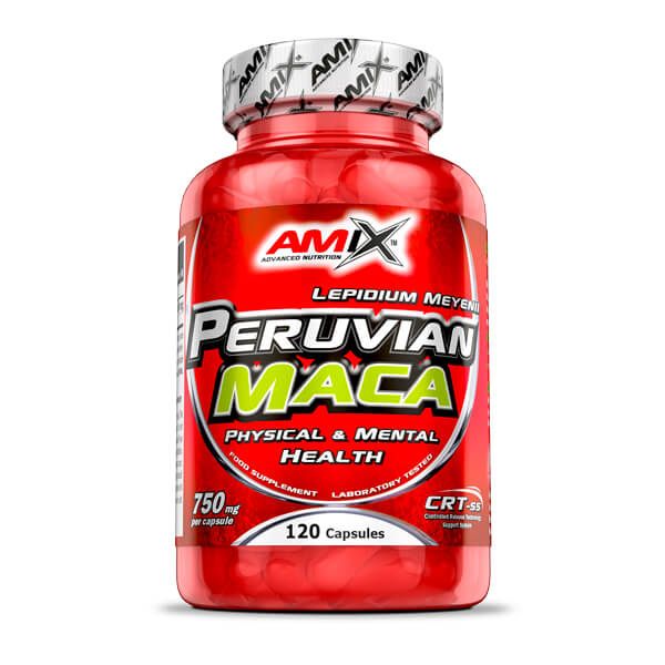 Peruvian maca em 120 capsules de Amix Nutrition - revigorante