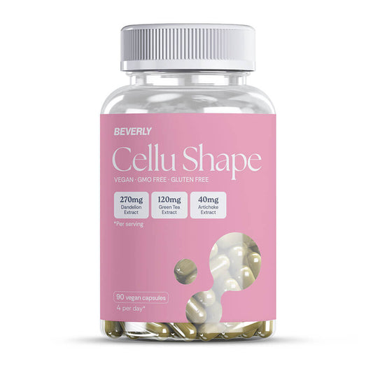 Cellu Shape de la marca Beverly Nutrition en L-Carnitina y cafeína