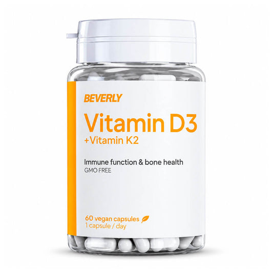 Vitamina D3 + K2 de la marca Beverly Nutrition en Vitamina D