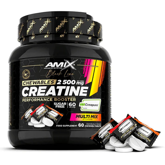 Creatina Masticable 2500mg Black Line de la marca Amix Nutrition en Creatina