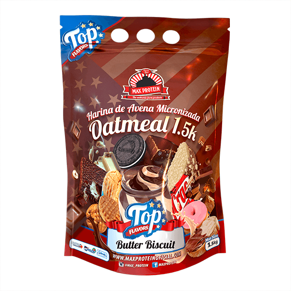 Harina de Avena Top Flavors - Max Protein 1