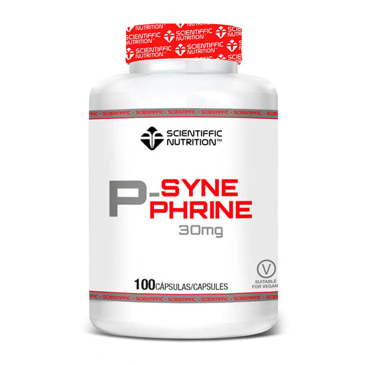 P-Synephrine 30mg de la marca Scientiffic Nutrition en L-Carnitina y cafeína