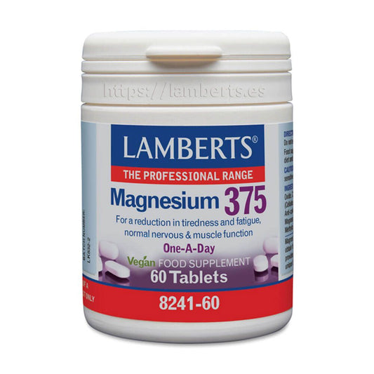 Magnesio 375mg de la marca Lamberts en Lamberts