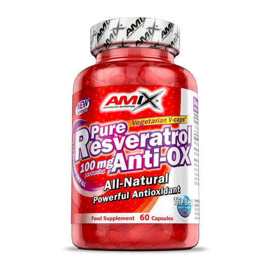 Pure Resveratrol Anti-Ox 100mg de la marca Amix Nutrition en Antioxidantes