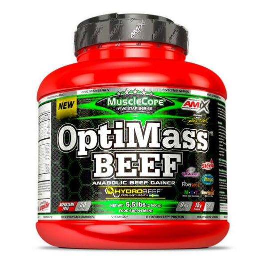OptiMass Beef de la marca Amix MuscleCore en Proteína Alternativa