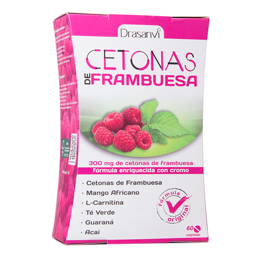 Cetonas de Frambuesa 300mg de la marca Drasanvi en L-Carnitina y cafeína