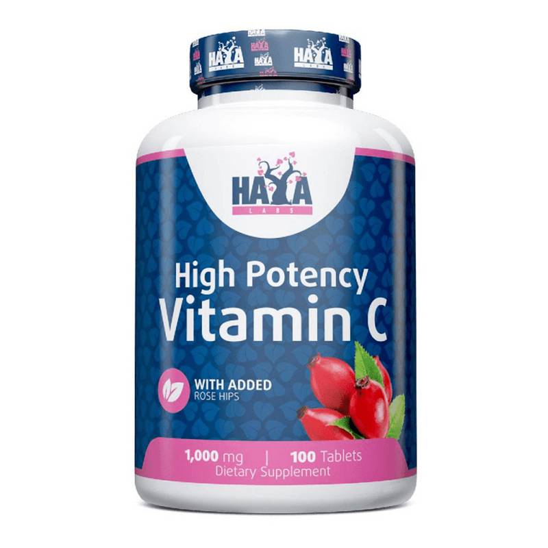 Vitamina C con Rose Hips de Alto Grado 1000mg - Haya Labs 0