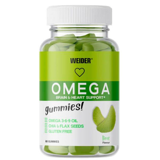 Omega Gummies de la marca Weider en Ácidos Grasos