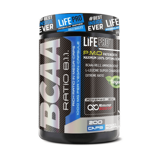 BCAA Pro 8:1:1 en cápsulas de la marca LifePRO en LifePRO