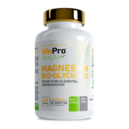 Bisglicinato de Magnesio de la marca LifePRO en Magnesio