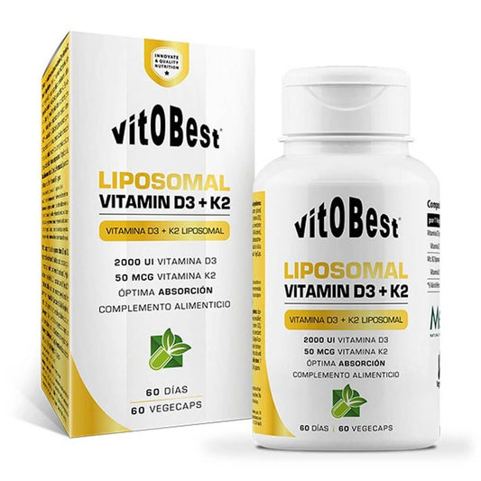 Vitamina D3 + K2 Liposomal de la marca VitoBest en Nutrición deportiva