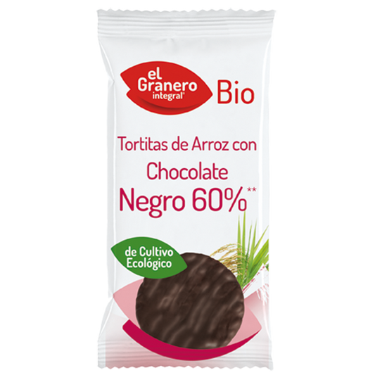 Tortitas de Arroz con Chocolate Negro de la marca El Granero Integral en El Granero Integral