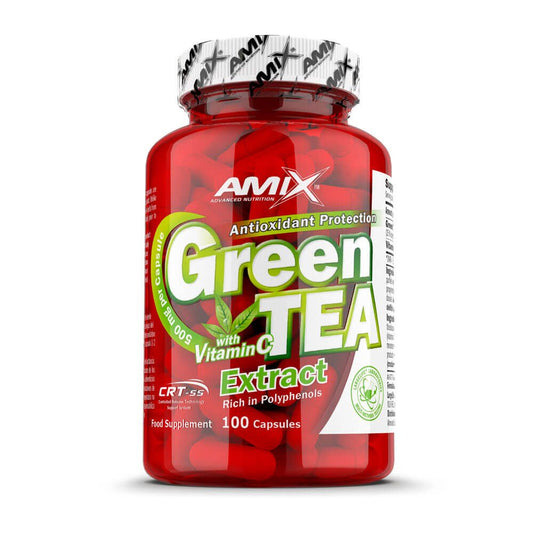 Green Tea Extract (Té Verde) de la marca Amix Nutrition en L-Carnitina y cafeína