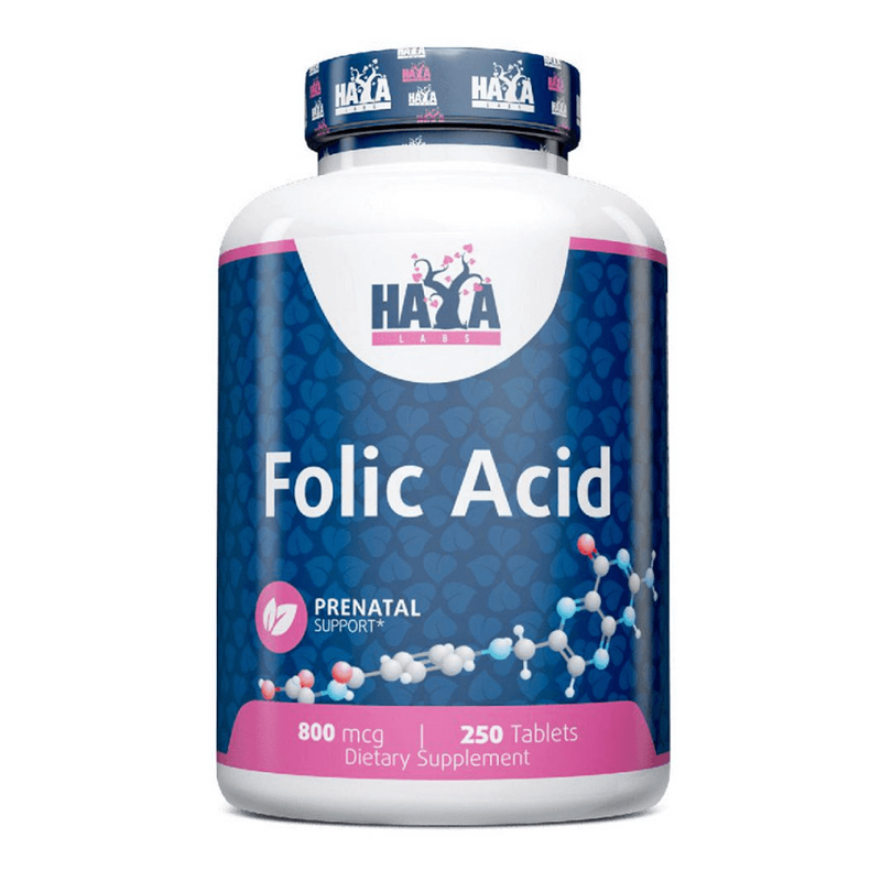 Ácido Fólico 800 mcg - Haya Labs 0