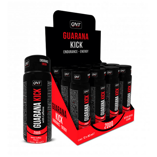 Guaraná Kick de la marca QNT en Pre / Intra / Post