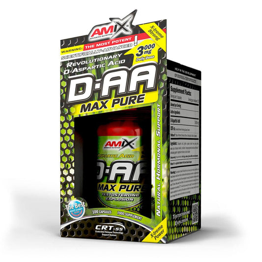 D-AA Max Pure (Ácido Aspártico) de la marca Amix Nutrition en Extractos botánicos y minerales