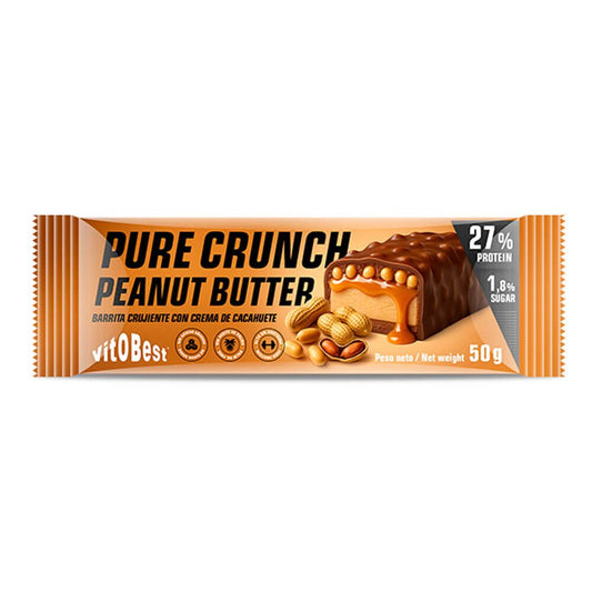 Barrita Pure Crunch Peanut Butter de la marca VitoBest en Barritas