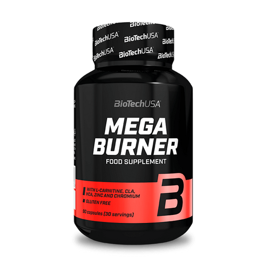 Mega Burner de la marca Biotech USA en L-Carnitina y cafeína
