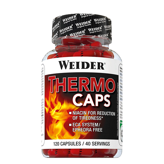Thermo Caps de la marca Weider en L-Carnitina y cafeína