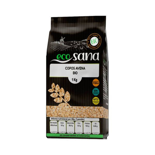 Copos de Avena Gruesos Integrales Bio de la marca EcoSana en EcoSana