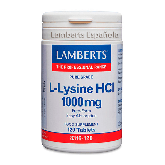 L-Lisina HCI 1000mg de la marca Lamberts en Lamberts