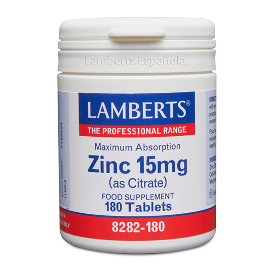 Zinc 15mg de la marca Lamberts en Nutrición deportiva