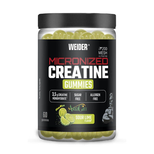 Creatina Micronizada Gummies 200 Mesh Astragin® de la marca Weider en Creatina monohidrato