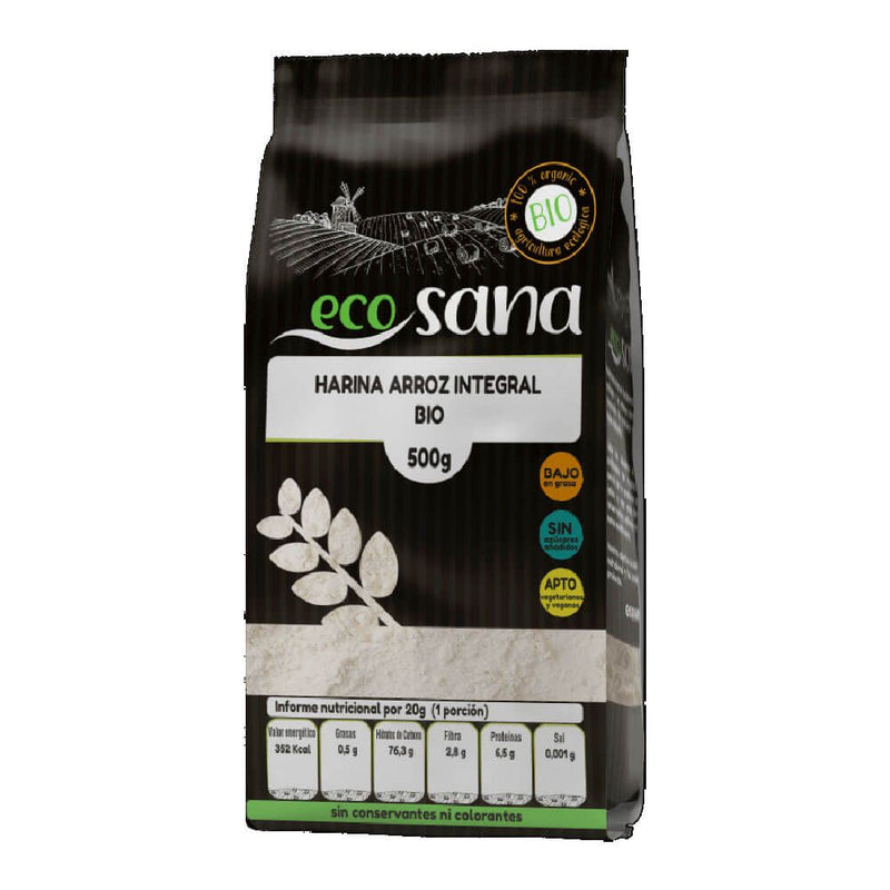 Harina de Arroz Integral - EcoSana 0
